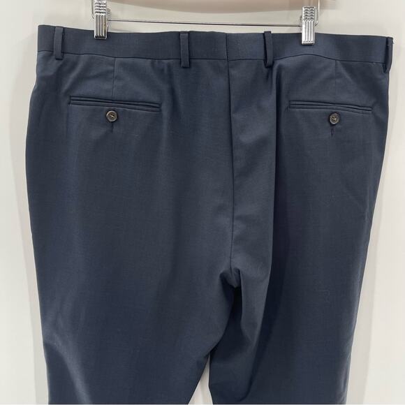 Ted Baker Wool “No Ordinary Joe” 2Pc. Suit Set Navy Blue 46 Long Waist 40 - Picture 13 of 16